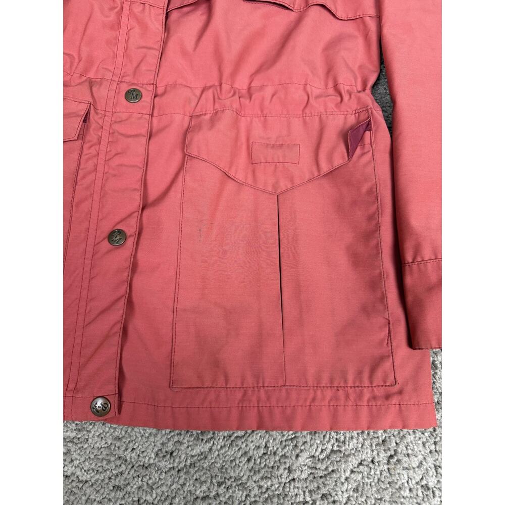 Vintage Powderhorn Mountaineering Coat Womens 10 Red Blue Hooded Ski Parka USA - Picture 2 of 16